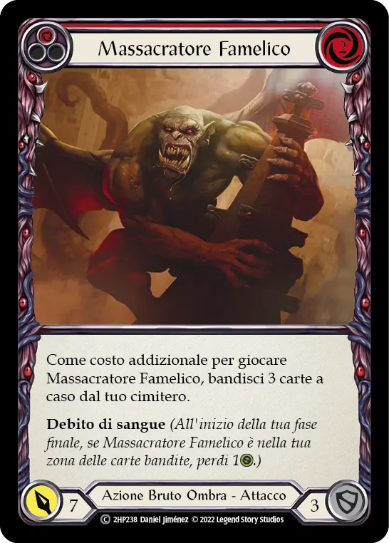 Card: Hungering Slaughterbeast (red)