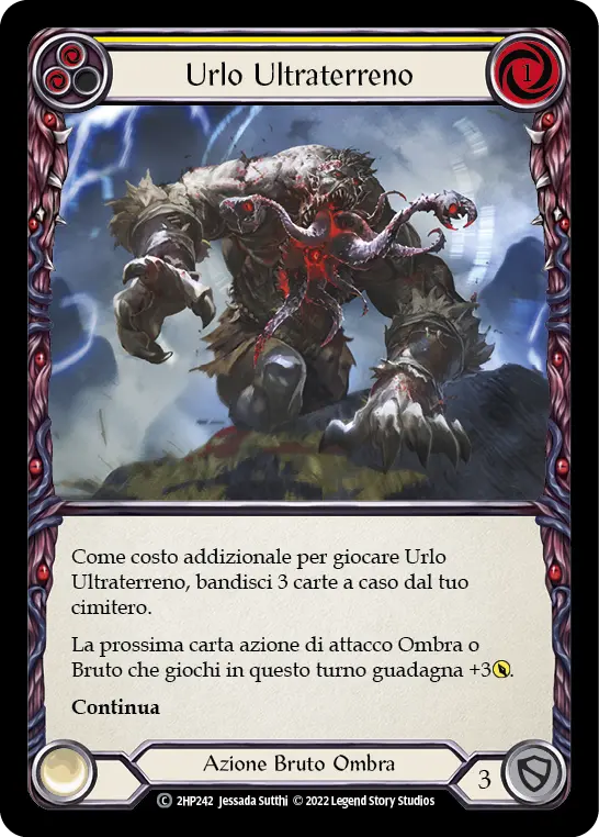Card: Unworldly Bellow (yel)