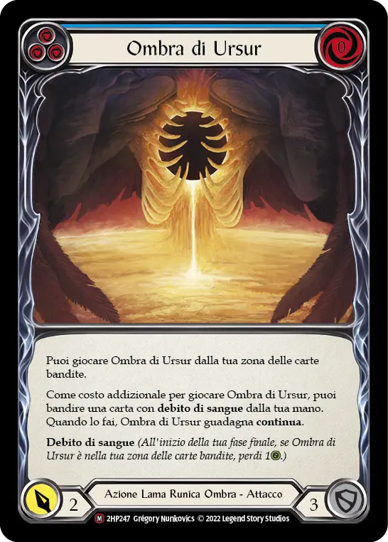 Card: Shadow of Ursur (blu)