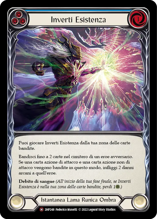 Card: Invert Existence (blu)