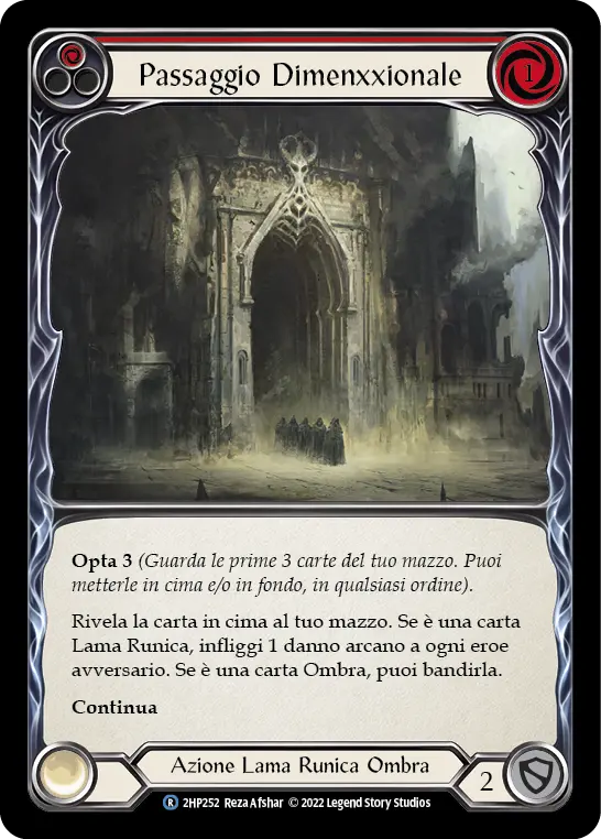 Card: Dimenxxional Gateway (red)