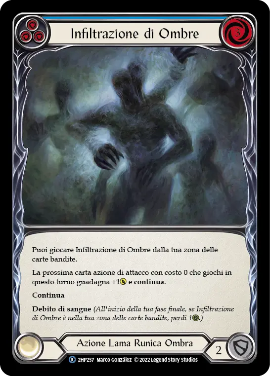 Card: Seeping Shadows (blu)