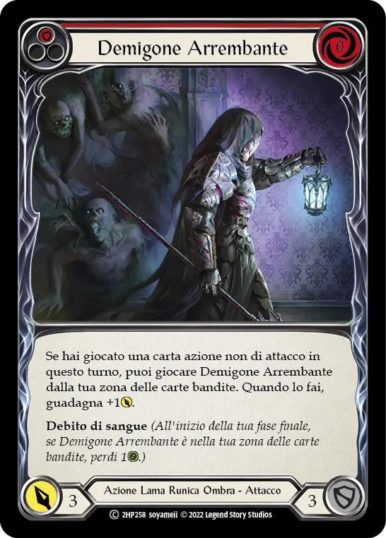 Card: Bounding Demigon (red)