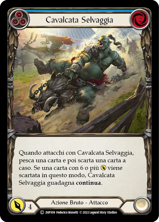 Card: Wild Ride (blu)