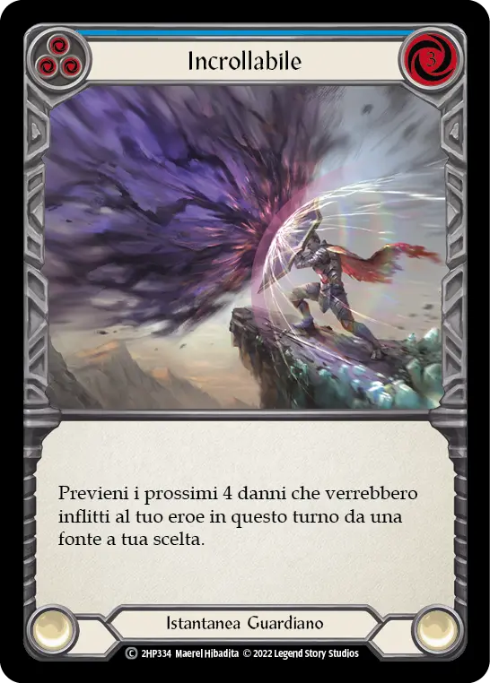 Card: Steadfast (blu)