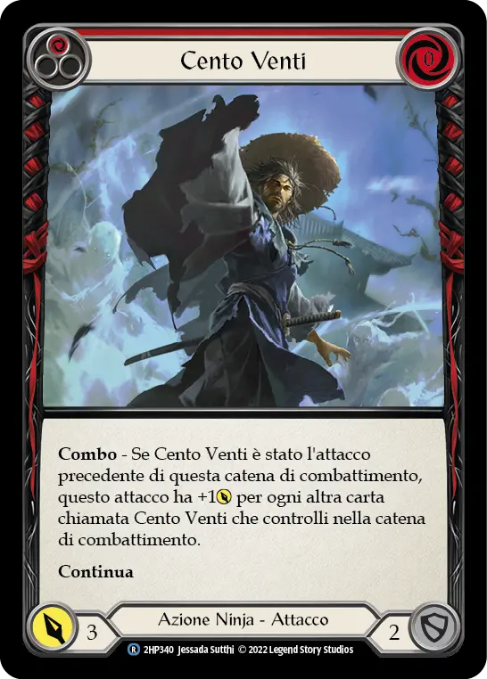 Card: Hundred Winds (red)