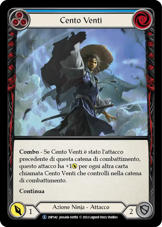 Card: Hundred Winds (blu)