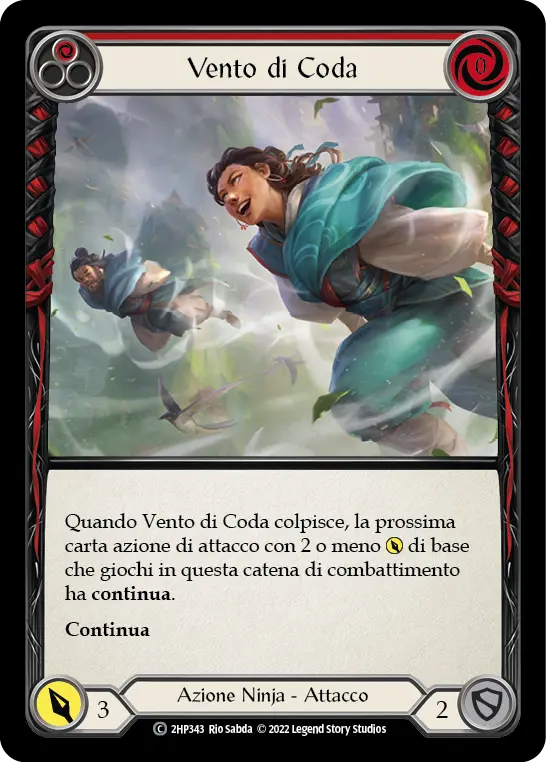 Card: Ride the Tailwind (red)