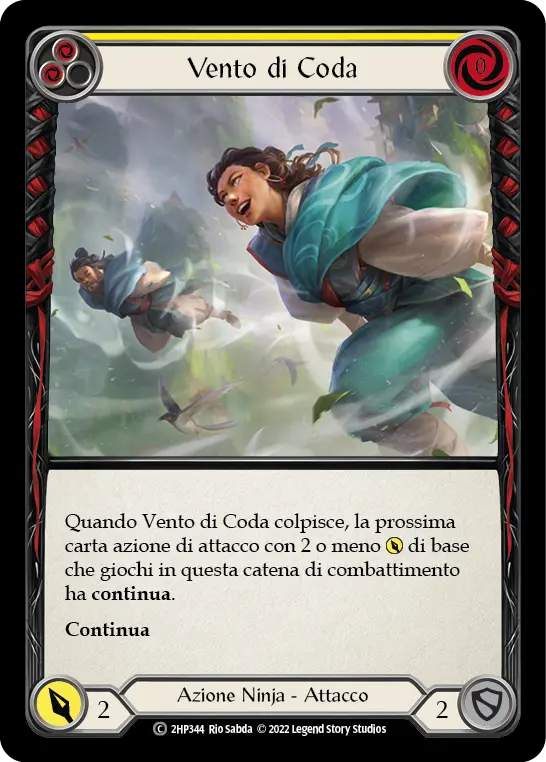 Card: Ride the Tailwind (yel)
