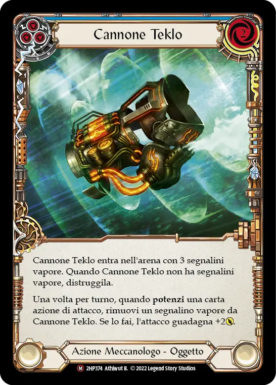 Card: Teklo Pounder (blu)