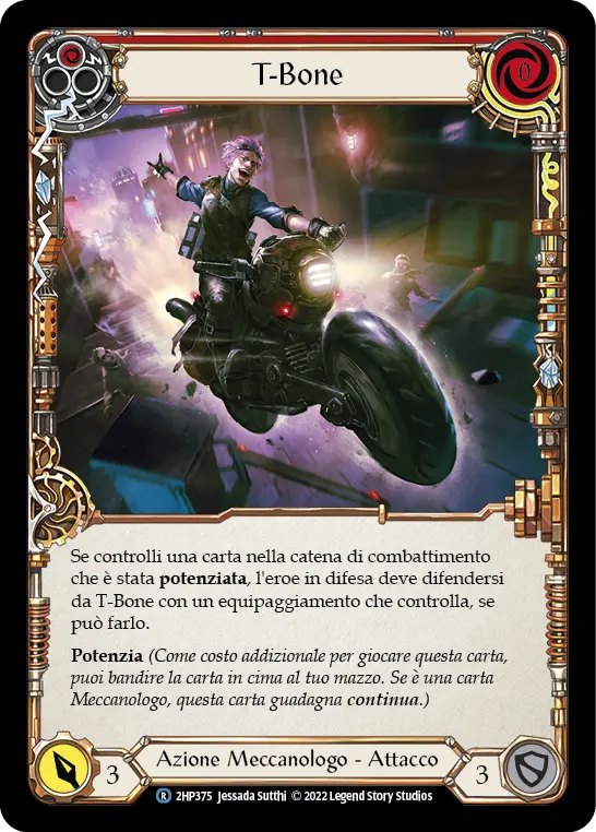 Card: T-Bone (red)