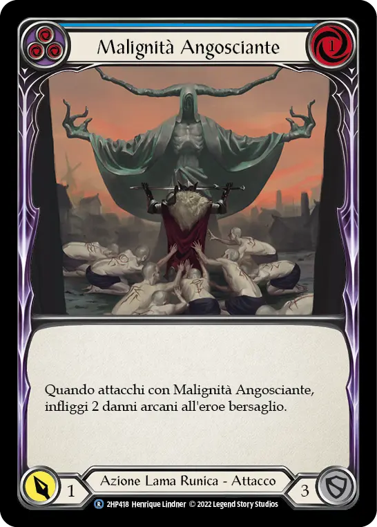 Card: Vexing Malice (blu)
