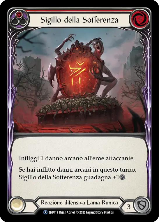 Card: Sigil of Suffering (red)