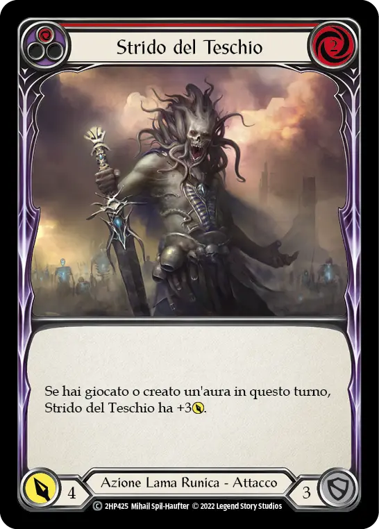 Card: Shrill of Skullform (red)