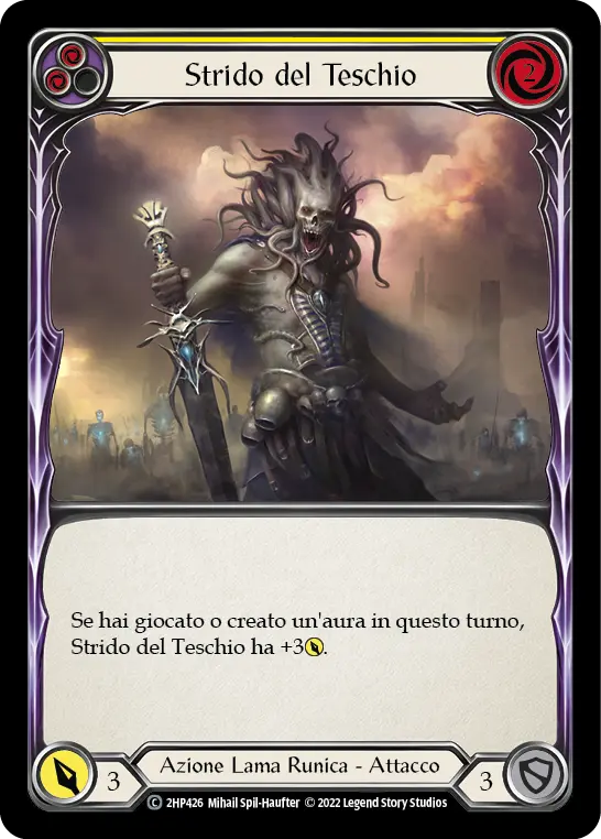 Card: Shrill of Skullform (yel)