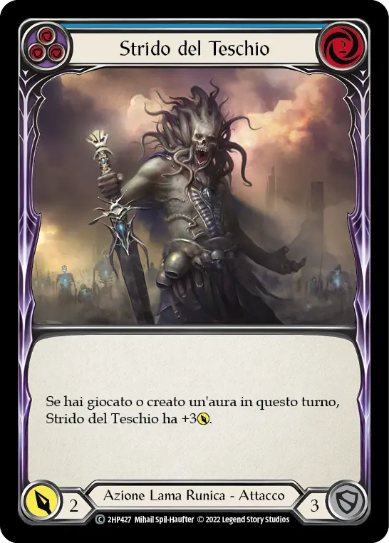 Card: Shrill of Skullform (blu)