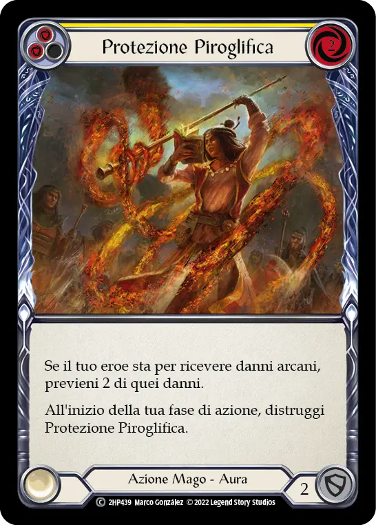 Card: Pyroglyphic Protection (yel)