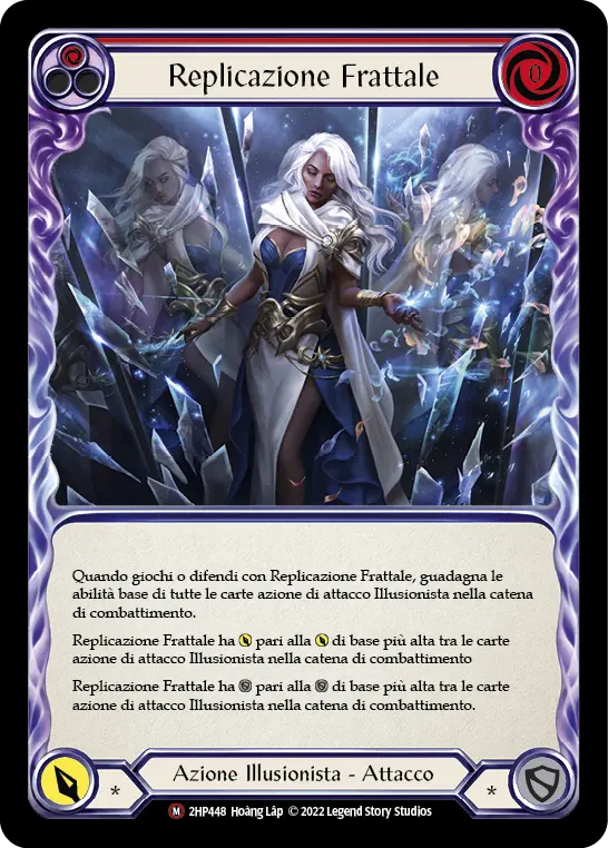 Card: Fractal Replication (red)