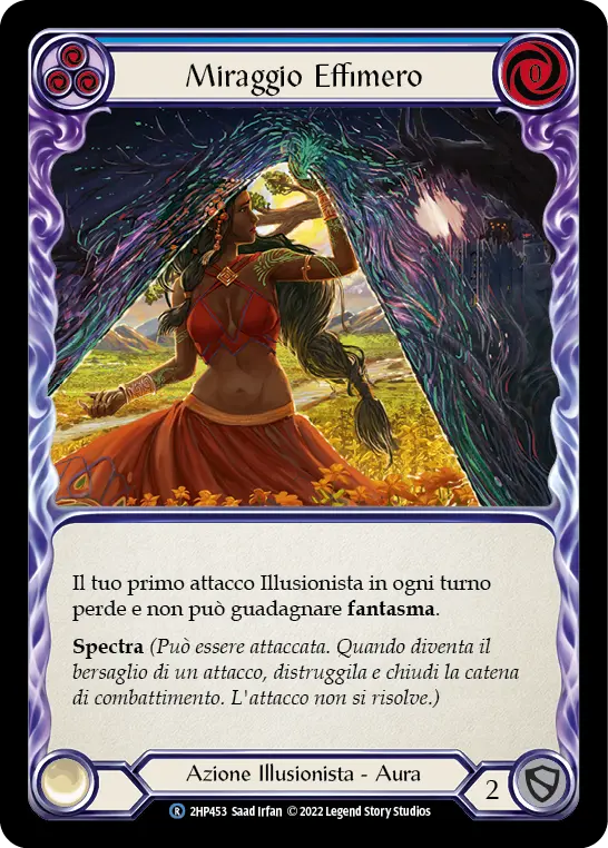 Card: Passing Mirage (blu)