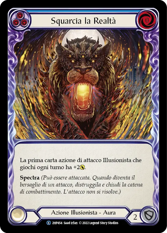 Card: Pierce Reality (blu)