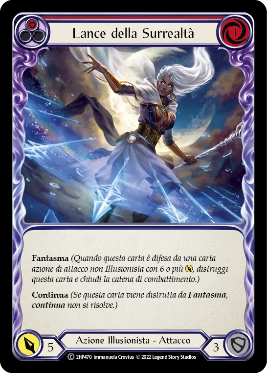 Card: Spears of Surreality (red)