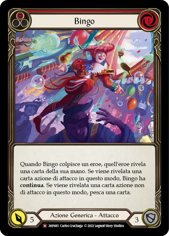 Card: Bingo (red)