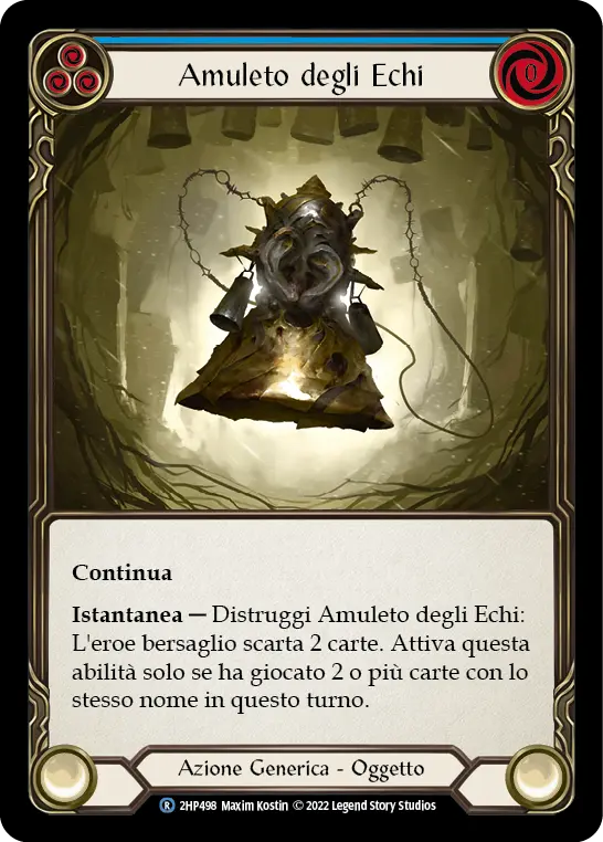Card: Amulet of Echoes (blu)