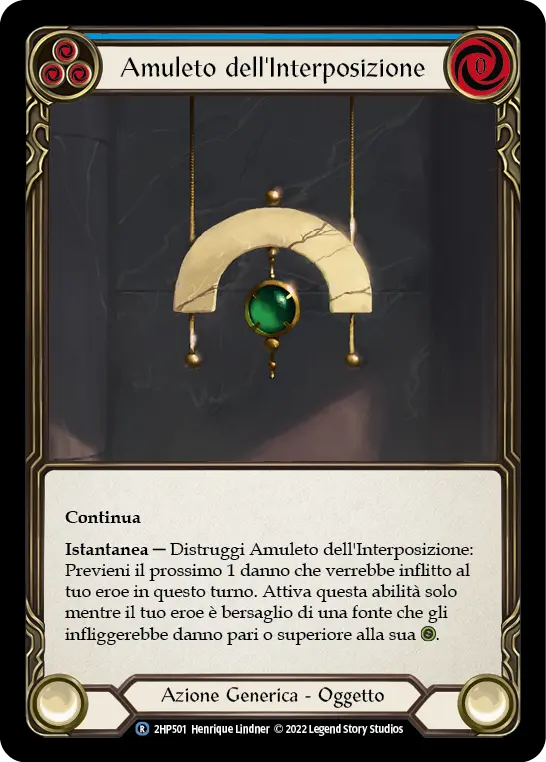 Card: Amulet of Intervention (blu)