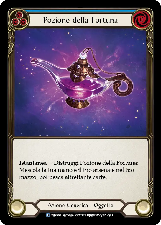 Card: Potion of Luck (blu)