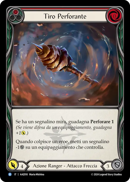 Card: Drill Shot (red)