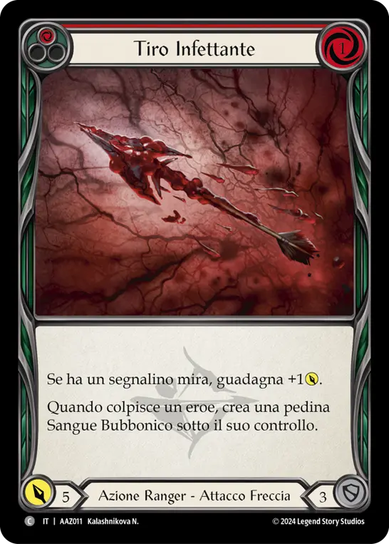 Card: Infecting Shot (red)