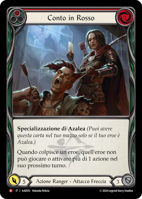 Card: Red in the Ledger (red)
