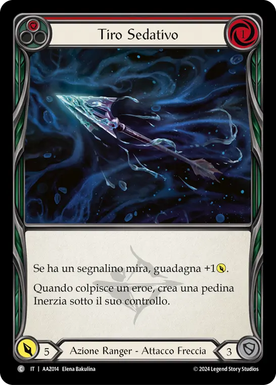 Card: Sedation Shot (red)