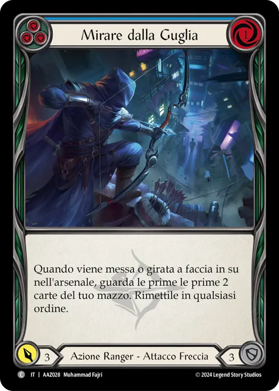 Card: Spire Sniping (blu)