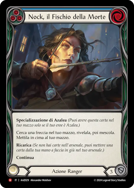 Card: Nock the Deathwhistle (blu)