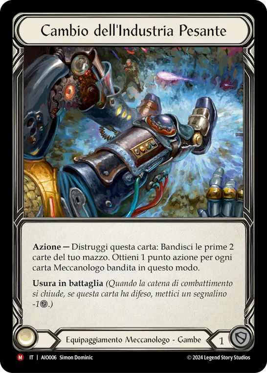 Card: Heavy Industry Gear Shift