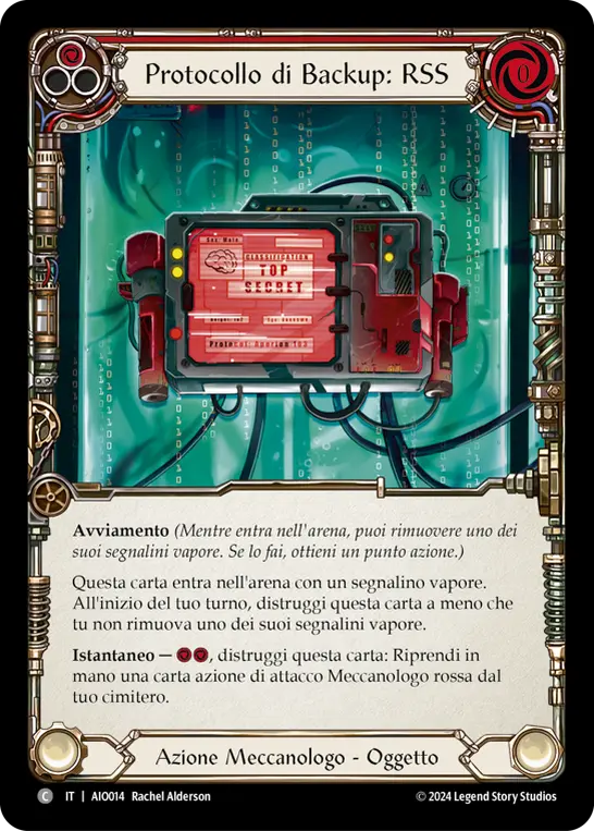 Card: Backup Protocol: RED (red)