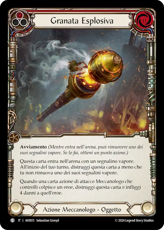 Card: Boom Grenade (red)