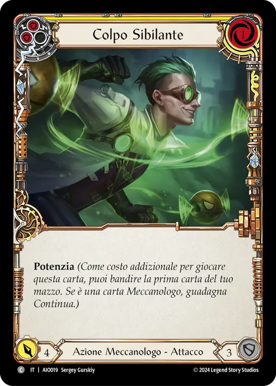 Card: Zipper Hit (yel)