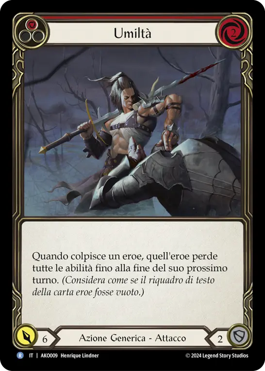 Card: Humble (red)