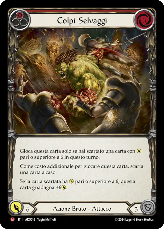 Card: Savage Beatdown (red)