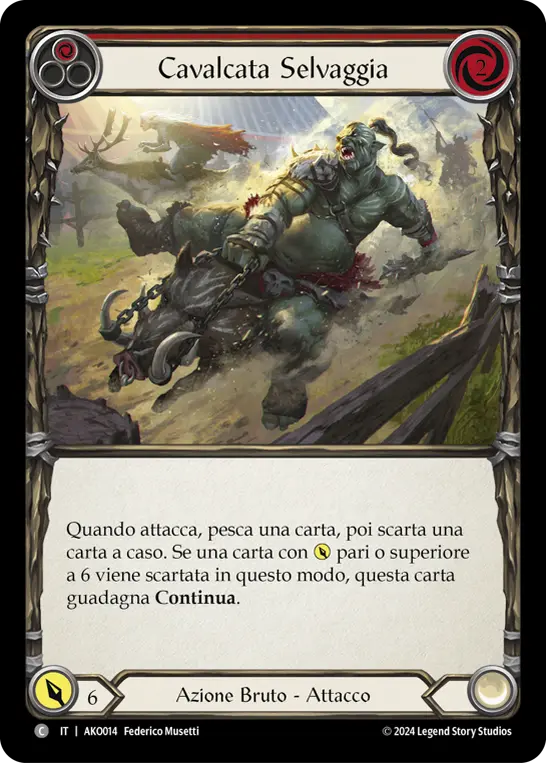 Card: Wild Ride (red)