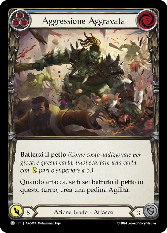 Card: Assault and Battery (blu)