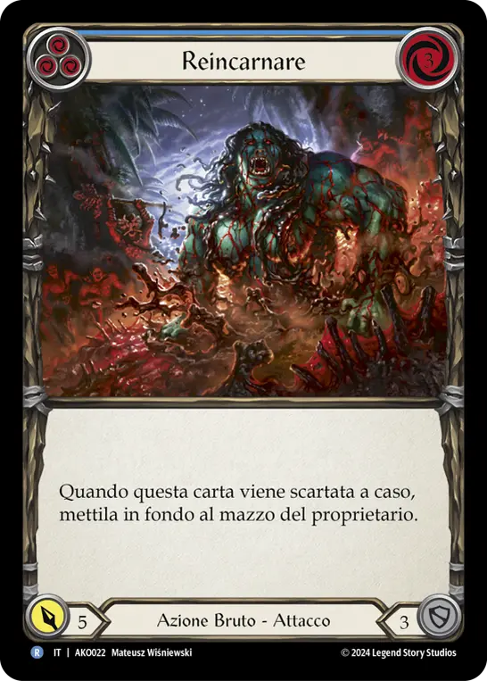 Card: Reincarnate (blu)
