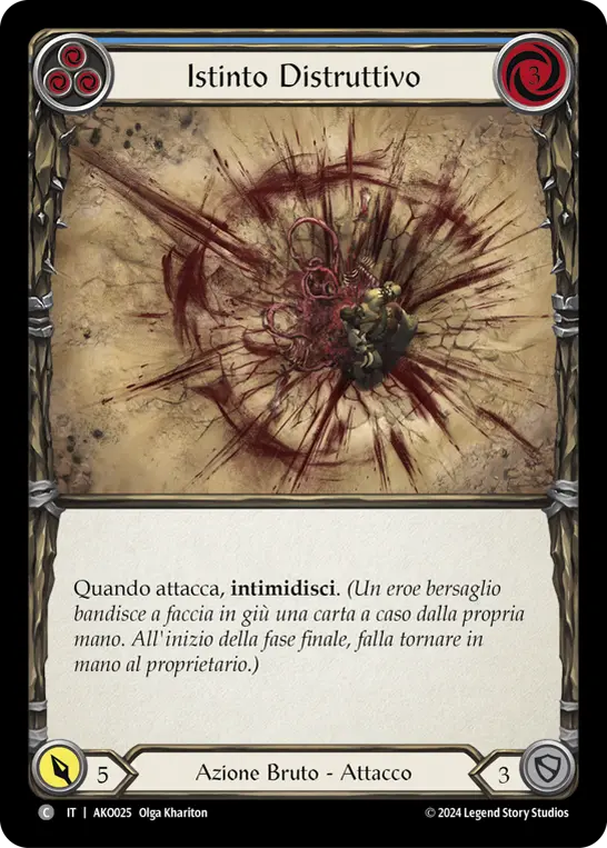 Card: Smash Instinct (blu)