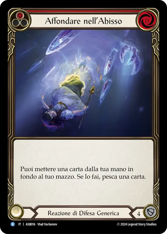 Card: Sink Below (red)