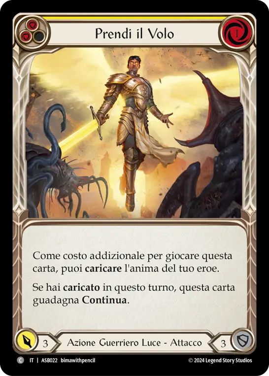 Card: Take Flight (yel)