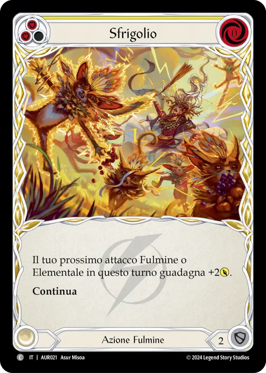 Card: Sizzle (yel)