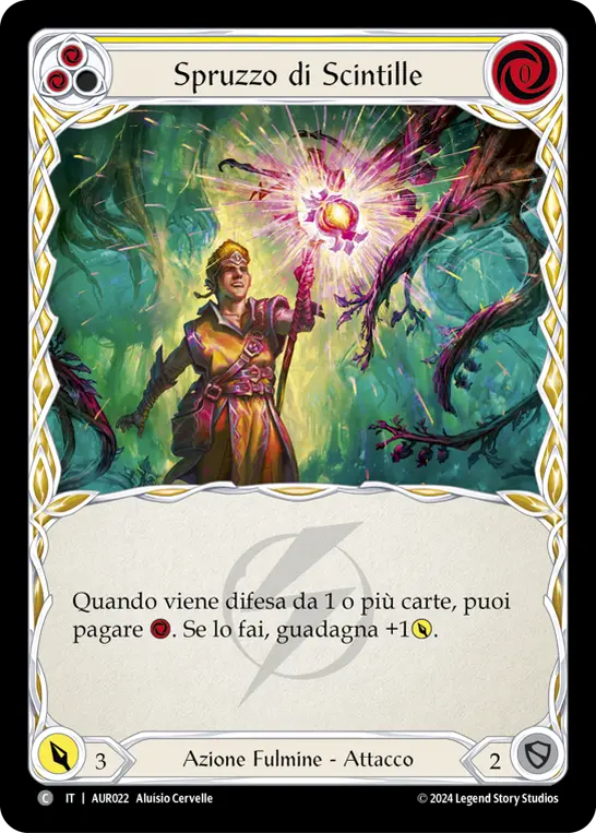 Card: Spark Spray (yel)