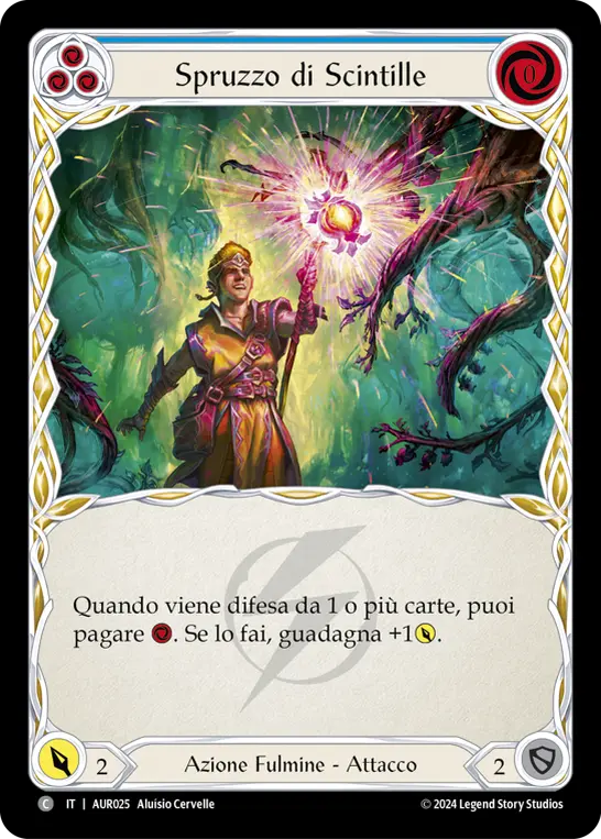 Card: Spark Spray (blu)